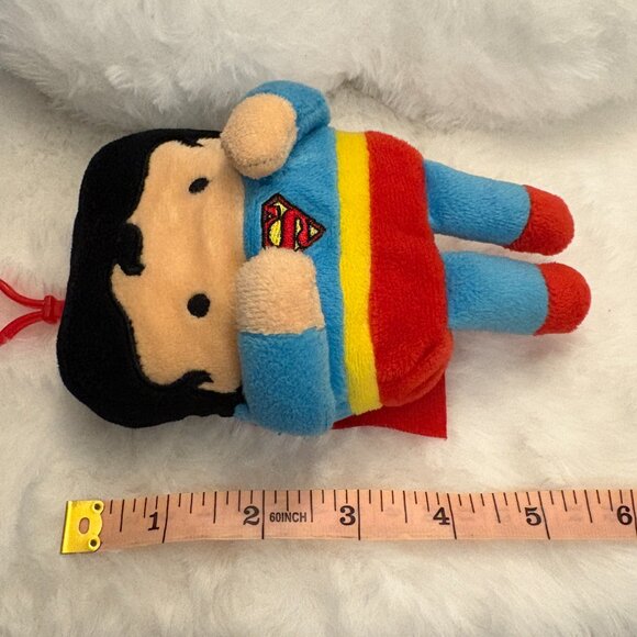 DC Justice League Superman Clip on Square Plush Keychain 2017 (SKU: 282TO) - Picture 6 of 6